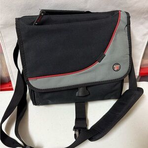 DVD player, portable. With bag and accessories